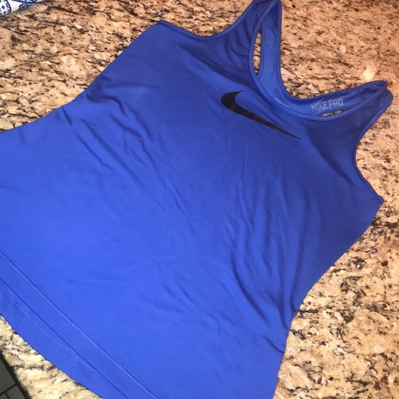 Nike Mens Fitness Workout Tank Top Blue M